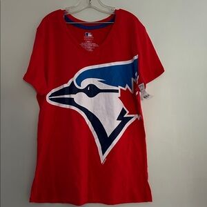NWT Red Kids Shirt with Blue Jay Logo NWT
Size Small